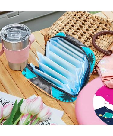 Shop Javenproeqt Portable Women's Binding Bags & Menstrual Cup Bags for Teens | Stylish & Functional Accessories for First Periods | Cool Pug & Dog Beach Designs - Buy Online on GoSupps.com