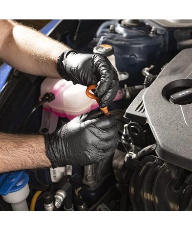 100 Count Black Nitrile Disposable Gloves 6 Mil. Chemical Resistance  Latex & Powder Free  Textured Fingertips Gloves 100 Medium (Pack of 100) - Buy Online on GoSupps.com