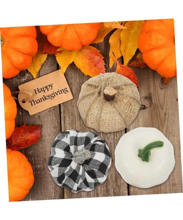 NOLITOY 48 Pcs Artificial Pumpkin Foam Pumpkin Decorations Fake Pumpkin Ornament Foams Fake Pumpkin Thanksgiving Hanging Ball White Pumpkin Ornaments Polyester Party Supplies Halloween - Buy Online on GoSupps.com