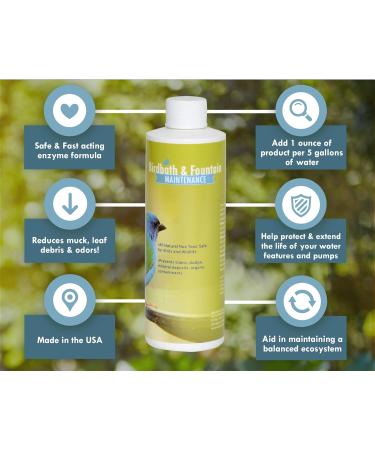 Sanco 88002 Bird Bath & Fountain Maintenance 8 Oz 8 oz. - Buy Online on GoSupps.com