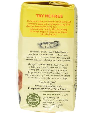 Wright's Baking Classic Ciabatta Bread Mix 500g - Buy Online on GoSupps.com