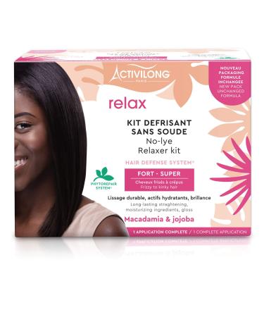 Activilong Relax Kit Straightener without Soda Macadamia Jojoba Fort Super
