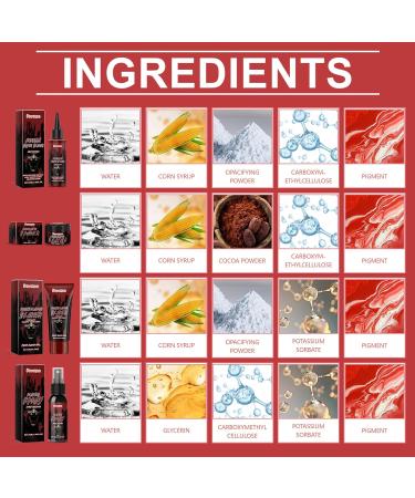 Realistic Blood Spray Set for Halloween Makeup | Easy Clean Blood Plasma Effect | International Shipping - Buy Online on GoSupps.com