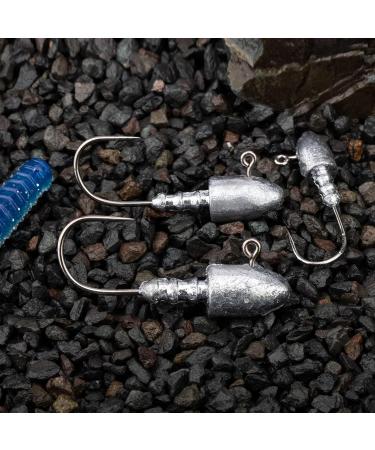 20-Piece Fishing Hook Set with Jig Heads Premium Jighaken & Jigkopf for Rubber Fish 4.6g Lead Head Fishing Hooks - Buy Online on GoSupps.com