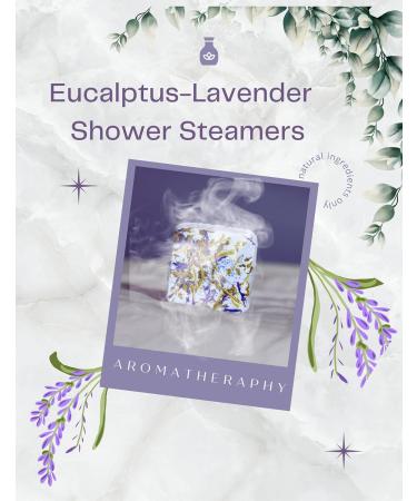 Elle Beauty Handmade Eucalyptus Lavender Aromatherapy Shower Steamers - 4 Pack - Buy Online on GoSupps.com