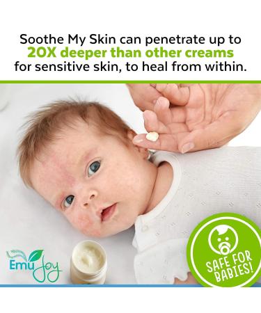Soothe My Skin Cream - Natural Eczema, Psoriasis & Dermatitis Relief with Emu Oil - Buy Online on GoSupps.com