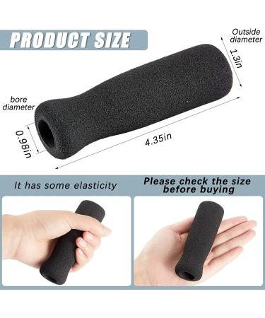 Cane Grip Replacement Foam Handlebars - 4 Pack Black - 4.53 x 0.98 x 0.98 Inch - Buy Online on GoSupps.com