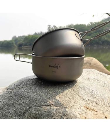 Tentock Titanium Bowls Set - 500ml + 600ml - Ultralight Camping Cookware - Buy Online on GoSupps.com