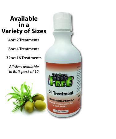 8oz Nit Free Shampoo Infused with Olive Oil - Gentle Lice Treatment - Buy Online on GoSupps.com