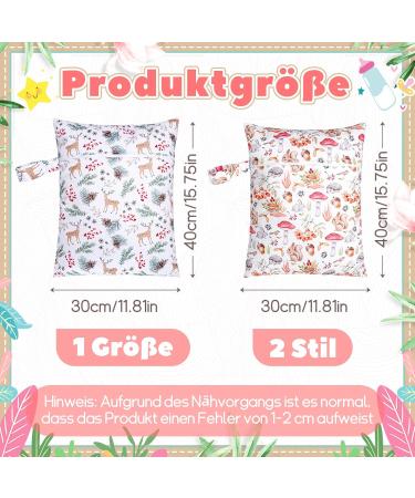 Halinuia Reusable Wetbag Set | Waterproof Kindergarten Diaper Bag | Ideal for Travel Gym Pool & Beach | Eco-Friendly & Versatile - Buy Online on GoSupps.com