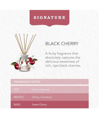 Yankee Candle Signature Scented Reed Diffuser | Black Cherry Aroma Diffuser | up to 10 Weeks of Fragrance | 100 ml | Perfect Gifts for Women - Buy Online on GoSupps.com