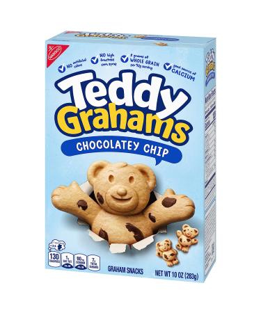 Teddy Grahams Chocolatey Chip Graham Snacks - 10 oz | Delicious and Crunchy Treat - Buy Online on GoSupps.com