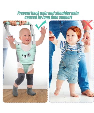 Panitay Handheld Baby Walking Harness with Adjustable Belt, Knee Pads, and Non-Slip Socks - 7-24 Months - Buy Online on GoSupps.com