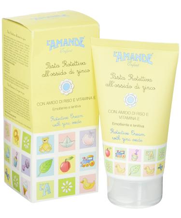 L'AMANDE - Baby Liniment Ideal as Baby Changing Cream with Zinc and Vitamin E Moisturizing Cream for Babies and Children Soothing Sensitive Skin, Body Cream Made in Italy - Child 150 ml