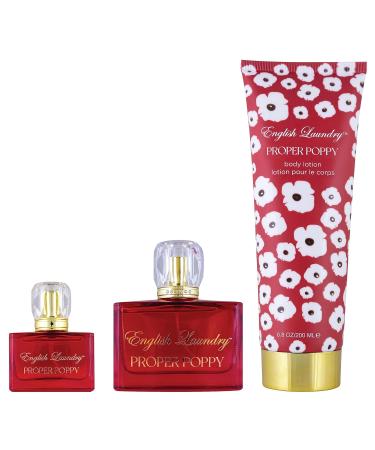 English Laundry Proper Poppy 3.4 fl. oz Eau de Parfum Gift Set for Her - Buy Online on GoSupps.com