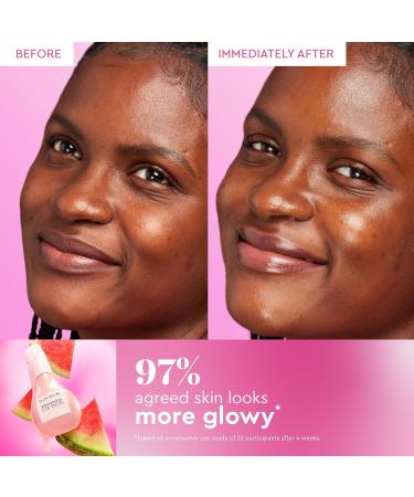 Glow Recipe Watermelon Glow Dewy Skin Routine Kit - Full Size Dew Drops Serum Full Size Pink Juice Moisturizer Travel Size PHA+BHA Pore-Tight Toner & Watermelon Jelly Sheet Mask (4 Count) - Buy Online on GoSupps.com