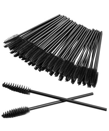 300 Pcs Disposable Mascara Wand Eyelash Brush for EyeLash Extension Supplies black