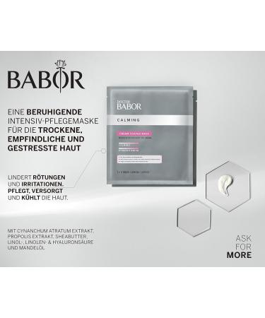 Doctor Babor Cream Coated Mask - Nourishing Cloth Mask for Sensitive Skin with Hyaluronic Acid & Shea Butter | Fragrance & Dye Free - 1 x 2 Pieces (International Shipping) - Buy Online on GoSupps.com