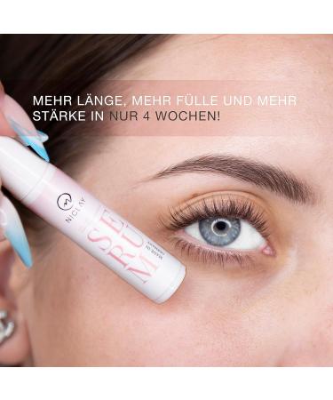 NICLAY Hormone-Free Eyelash & Eyebrow Serum | Vegan Lash Booster for Full Long Lashes & Eyebrow Care - 4 ml - Buy Online on GoSupps.com