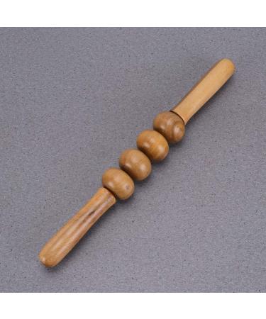 Exceart Body Roll Wood Muscle Roller Stick - Deep Tissue Trigger Point Massage Tool for Sore Muscles & Tight Shoulders - Buy Online on GoSupps.com