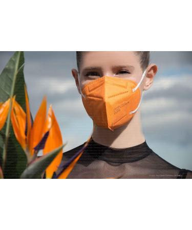 Promedicalcare FFP2 Colored Masks - Orange Mouth Protection (10 Single Pack) - Stylish and Safe International Shipping - Buy Online on GoSupps.com