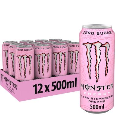 Monster Monster Energy Drink Ultra Strawberry Dreams Zero Sugar 500 ml