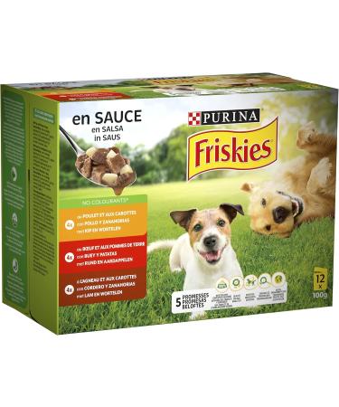 Friskies Vitafit Adult Dog Food in Sauce with Meat/Vegetables for Dogs (packaging may vary) - Buy Online on GoSupps.com