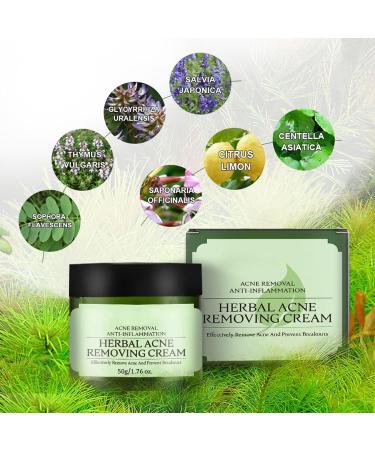 ARCHIDATE Acne Removing Face Cream Natural Formula Herbal Acne Cream for Oily Prone Combination Skin Reduce Pimples Blemishes Blackheads Clean and Purify Pores Control Oil Soothe & Calm Skin - Buy Online on GoSupps.com