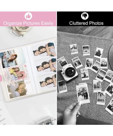 Mini 3 Inch Pink Photo Album for Instant Camera Photos & Small Collectibles - Buy Online on GoSupps.com