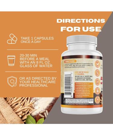 WHOLE WORLD WELLNESS Organic Ashwagandha with Black Pepper | Supports Energy Balance, Mood and Relaxation | Vegan, Gluten-Free, Non-GMO, All Natural | 60 Capsules | Made in The USA. - Buy Online on GoSupps.com