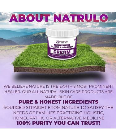 Natrulo Natural Eczema & Psoriasis Cream 2oz Gentle Itch Relief for Adults, Kids & Babies - Buy Online on GoSupps.com