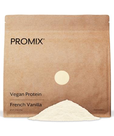 ProMix Nutrition Plant-Based Vegan Protein Powder, Vanilla - Pea Protein & Vitamin B-12 - Post Workout Fitness & Nutrition Shakes, Smoothies, Baking & Cooking Recipes - 2.5 Pound (Pack of 1) Vanilla 2.5 Pound (Pack of 1)