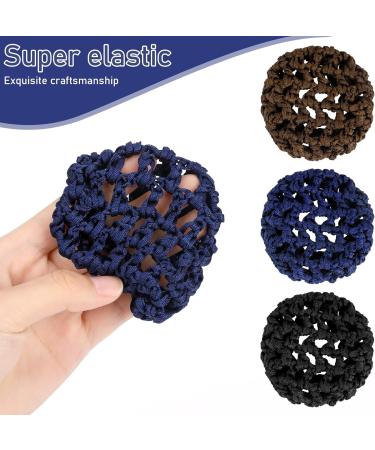 8 Pcs Dance Hair Bun Nets Ballet Hair Nets Cover Ballet Hair Bun Cover Elastic Bun Nets Stretchy for Hair Styling Food Service Ballet Bun Skating Snoods Hair Bun(3 Colors) - Buy Online on GoSupps.com