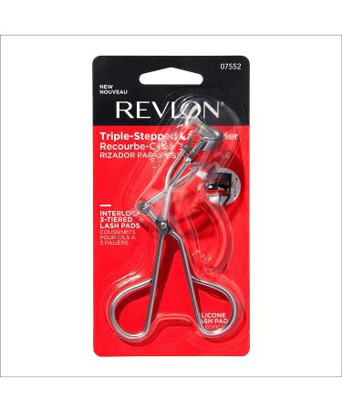 REVLON Triple-Step Stainless Steel/Red Eyelash Curler - Define & Curl Lashes - Buy Online on GoSupps.com