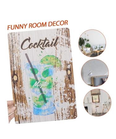 Abaodam Vintage Tin Painting Home Decor Men Decor Wall Art Decor Home Bar Signs Rock and Roll Metal Wall Man - Buy Online on GoSupps.com