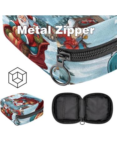 MUOOUM Men'sstrualpolster Bag Zipper - Stylish Tampon Organizer for Women & Girls - Christmas Gingerbread Design | 1 Count - Buy Online on GoSupps.com