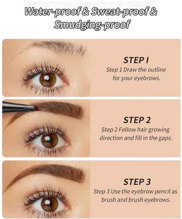 Microblade Eyebrow | -4 Point Eyebrow Microblading with -Fork Tip Applicator - Eyebrow Microblading Eyebrow Pencil Makeup Pens Lift & Snatch Eyebrow Eye Makeup Pochy 3# - Buy Online on GoSupps.com