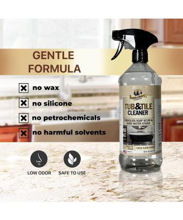 PARKER & BAILEY Tub & Tile Cleaner - Effective Bathroom & Shower Cleaner Spray Soap Scum & Hard Water Stain Remover 32 Oz Multi-Purpose Household Cleaning Spray - Buy Online on GoSupps.com