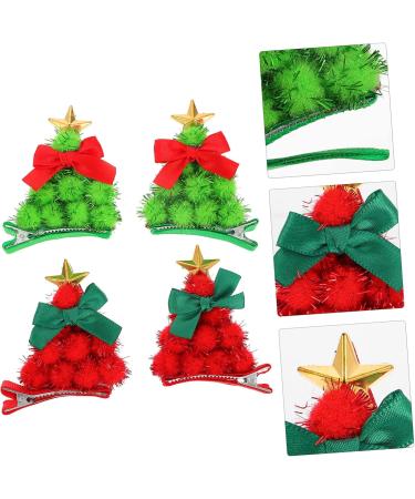 ABOOFAN 6 Pairs Christmas Tree Hair Clips Xmas Tree Barrettes Kids Festival Hair Clips Festive Alligator Hair Clips Christmas Tree Headwear Xmas Hair Clips Hair Ball Bracket Child Modeling - Buy Online on GoSupps.com