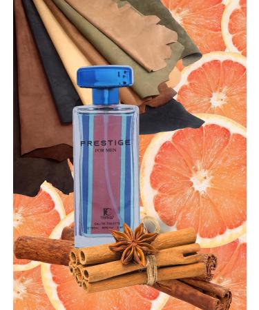 Prestige For Men Eau De Toilette 3.4 fl oz. Woody Spicy fragrance for men. - Buy Online on GoSupps.com