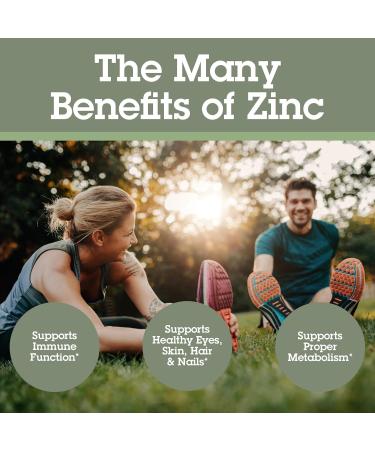 Quantum Health Zinc Gluconate 22mg Daily Immunity Boost Supplement Supports Energy Healthy Eyes Hair Skin & Nails - Essential Mineral Immune Support for Women & Men - 100 Capsules - Buy Online on GoSupps.com