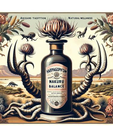 NAKURU | Harpagophytum | Balance Range | Made in France | The Devil s Claw! (90 Tablets of 490 mg/Net Weight: 44 g / Purple) - Buy Online on GoSupps.com