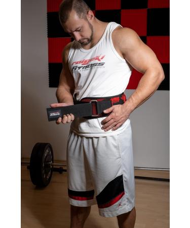 Raigeki Fitness Weightlifting Belt for Bodybuilding & CrossFit | XXL Rot-Camo with Training Plans - Durable Support for Men & Women - Buy Online on GoSupps.com