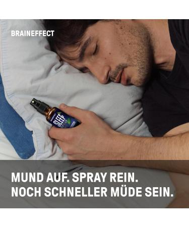 Braineffect Sleep Spray Strong - Original Melatonin Spray | 240 Days Supply | Sugar-Free Mint & Lavender Blend | Natural Sleep Aid with Ashwagandha - Buy Online on GoSupps.com