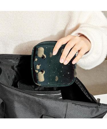 Period Bag - Stylish Sanitary Napkin & Tampon Holder for Purse | 4.7x6.6x6.6 in | Shop Now for International Shipping - Buy Online on GoSupps.com