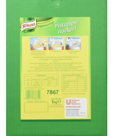 Buy Knorr Pistachio Dumplings Pre-formed 3kg Pack with Fine Pistachio Flavor | International Shipping Available - Buy Online on GoSupps.com