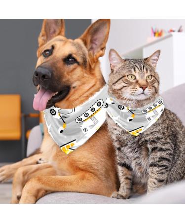 Buy Triangular Dog Scarves - Multi-Coloured Triangular Scarves for All Dog Sizes | 2-Pack - Buy Online on GoSupps.com