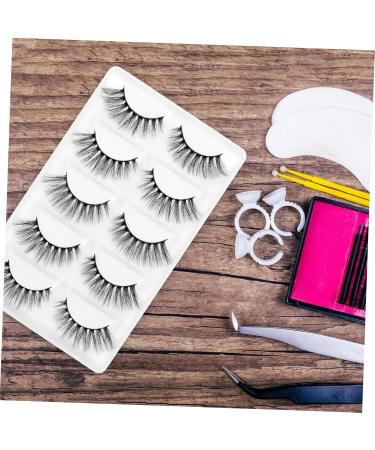 minkissy 5 Pair Luxury False Eyelashes Cruelty- Long False Eye Lashes Reusable Fake Eye Lashes Magnetic Eyelashes Natural Look Extension False Eyelashes Beauty Tools 3d Natural Style - Buy Online on GoSupps.com