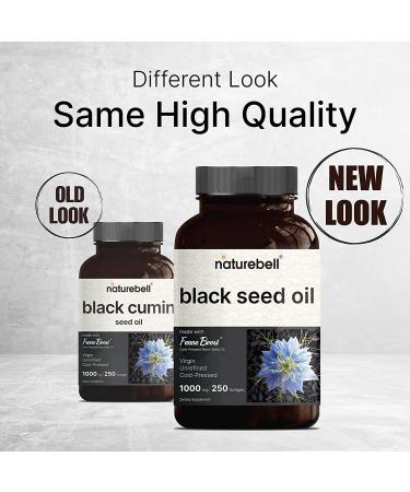 Premium Cold-Pressed Black Seed Oil Capsules 1000mg - 250 Softgels | Immune System Booster, Non-GMO | Nigella Sativa Extract for Health & Wellness - Buy Online on GoSupps.com