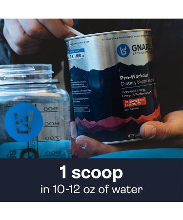 Gnarly Nutrition Preworkout Natural Energy Boost - Strawberry Lemonade 14.82 Oz - Buy Online on GoSupps.com